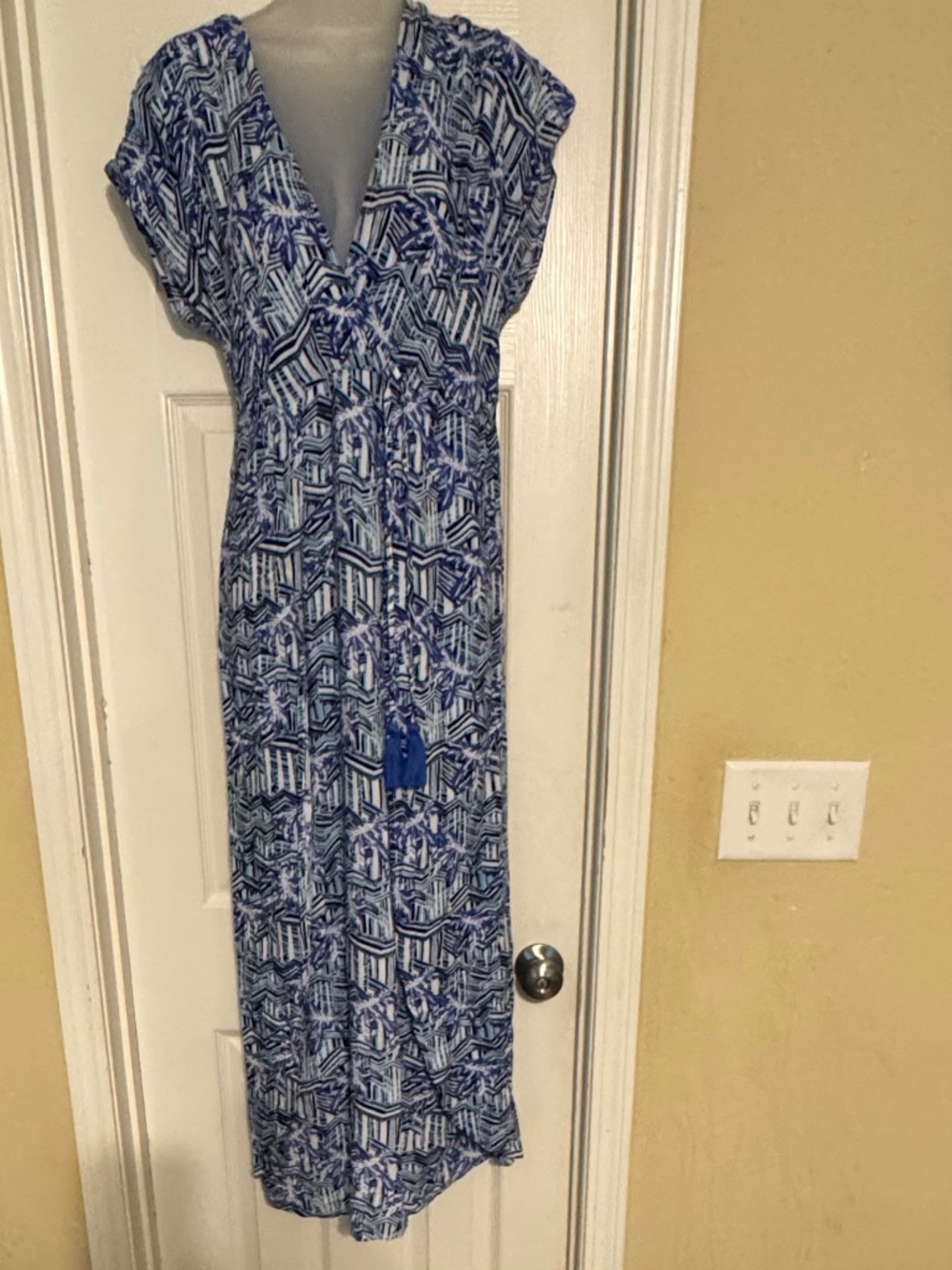 Blue Island Printed Dress, size XL,NWOT - Picture 2 of 10